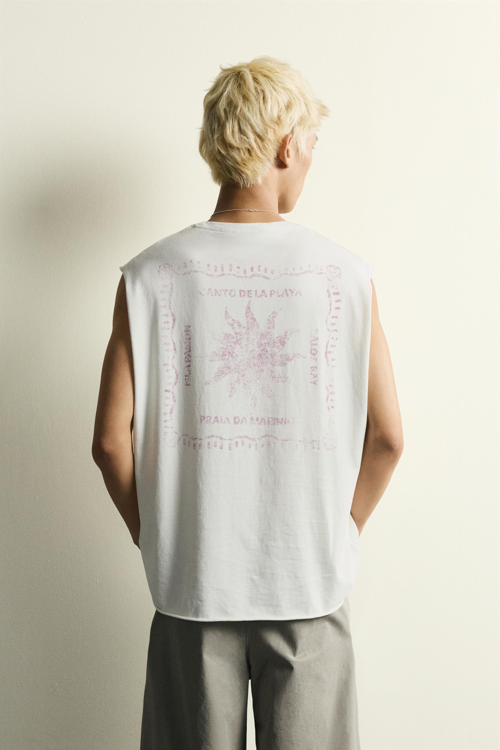 WASHED PRINT TANK TOP